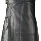 34 Size Handmade Original Cowhide Leather Kilt Deluxe Leather Skirt kilt Men/Ladies