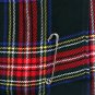 women's Black Stewart pleated tartan skirt-TAICHI INDUSTRIES