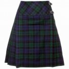 Scottish Tartan Skirts Kilt Knee Length Kilts in Black Watch Tartan-Taichi Industries