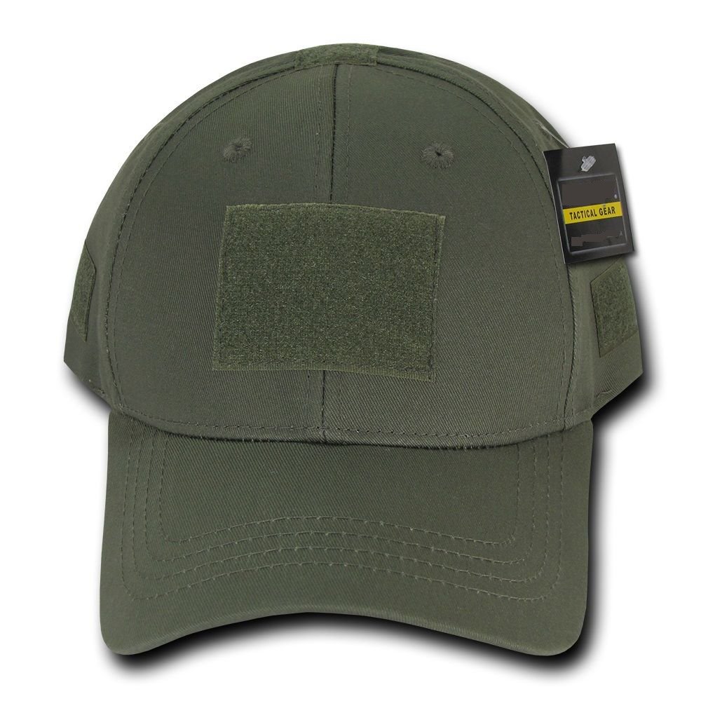 Olive Green Tactical Operator Contractor Patch Low Crown Baseball Cap Hat