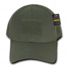 Olive Green Tactical Operator Contractor Patch Low Crown Baseball Cap Hat