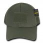 Olive Green Tactical Operator Contractor Patch Low Crown Baseball Cap Hat