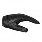New Police Duty Soft Leather Short Thin Unlined Search Gloves Black