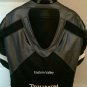 New Men's Triumph Black/White Motorcycle Racing 100% Cowhide Leather Jacket
