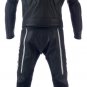 Men Red Motorcycle Biker Racing Leather Suit Leather Jacket Pants For Spyke