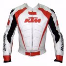 Racing Motorcycle Leather Jacket Safety Pads For KTM Alpinstar