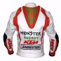 Racing Motorcycle Leather Jacket Safety Pads For KTM Alpinstar