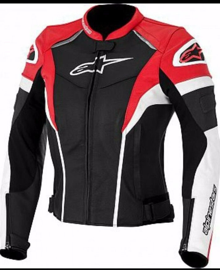Men’s Super Speed Motorcycle Racing Biker Leather Jacket