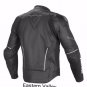 Menâs Black Motorcycle Racing Biker Leather Jacket