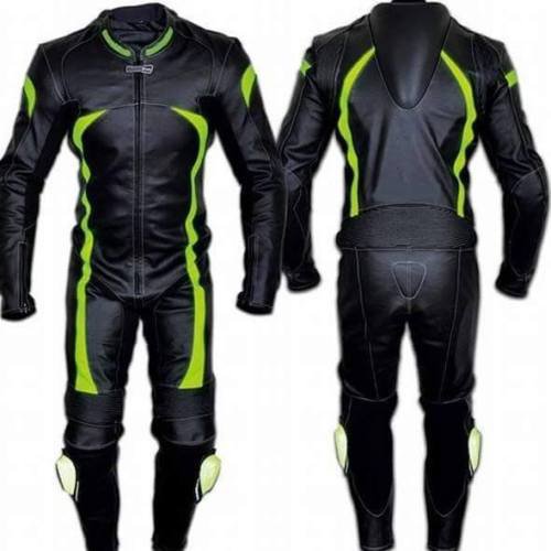Men Black Motorcycle Biker Racing Leather Suit Leather Jacket Pants For Bikers