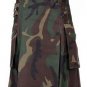 32 Size Jungle Camo Modern Utility Kilt with Cargo Pockets