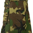 50 Size Digital Camo Modern Utility Kilt with Cargo Pockets