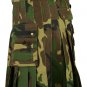 36 Size Digital Camo Modern Utility Kilt with Cargo Pockets