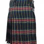 40 Size Black Cotton Leather Straps Kilts, AND Black Stewart Tartan Kilts for Men (2 in 1) Deal
