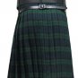 34 Size Black Watch Tartan Kilts for Men AND Black Cotton Leather Straps Kilts, (2 in 1) Deal