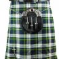 32 Size Dress Gordon Tartan Kilt for Men AND Men's Black Cotton Utility Kilts, (2 in 1) Deal