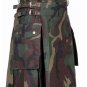 50 Size US Army Camo Utility Kilts, Yellow & Black Chrome Chains Utility Kilts