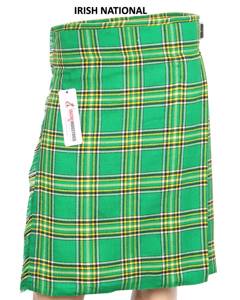 36 Size Irish Traditional Tartan Kilts 5 Yard Tartan kilts Wedding Kilts Casual Kilts