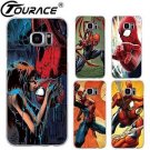 Marvel Spiderman For Samsung Galaxy s7 Case Hard Plastic Style Phone Bag Cove...