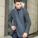 European Business Casual Men Scarves Long Thick Warm Neckerchief Modal Shawl ...