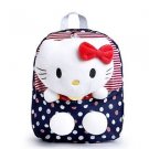 New Nylon Cute Dot Hello Kitty Backpacks Gift for Children Plush Cartoon Scho...