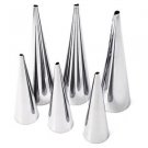 2 Sizes 3pcs High Quality Stainless Steel Spiral Baked Croissants DIY Horn Ba...