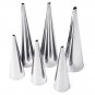 2 Sizes 3pcs High Quality Stainless Steel Spiral Baked Croissants DIY Horn Ba...