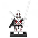 White Deadpool Figure Single Sale Marvel Avengers Super Heroes Minifigure