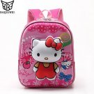 2016 High Quality Rose Red Hello Kitty Backpacks Plush Cartoon Toy Backpack G...