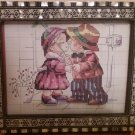 Seashell picture frame - handmade