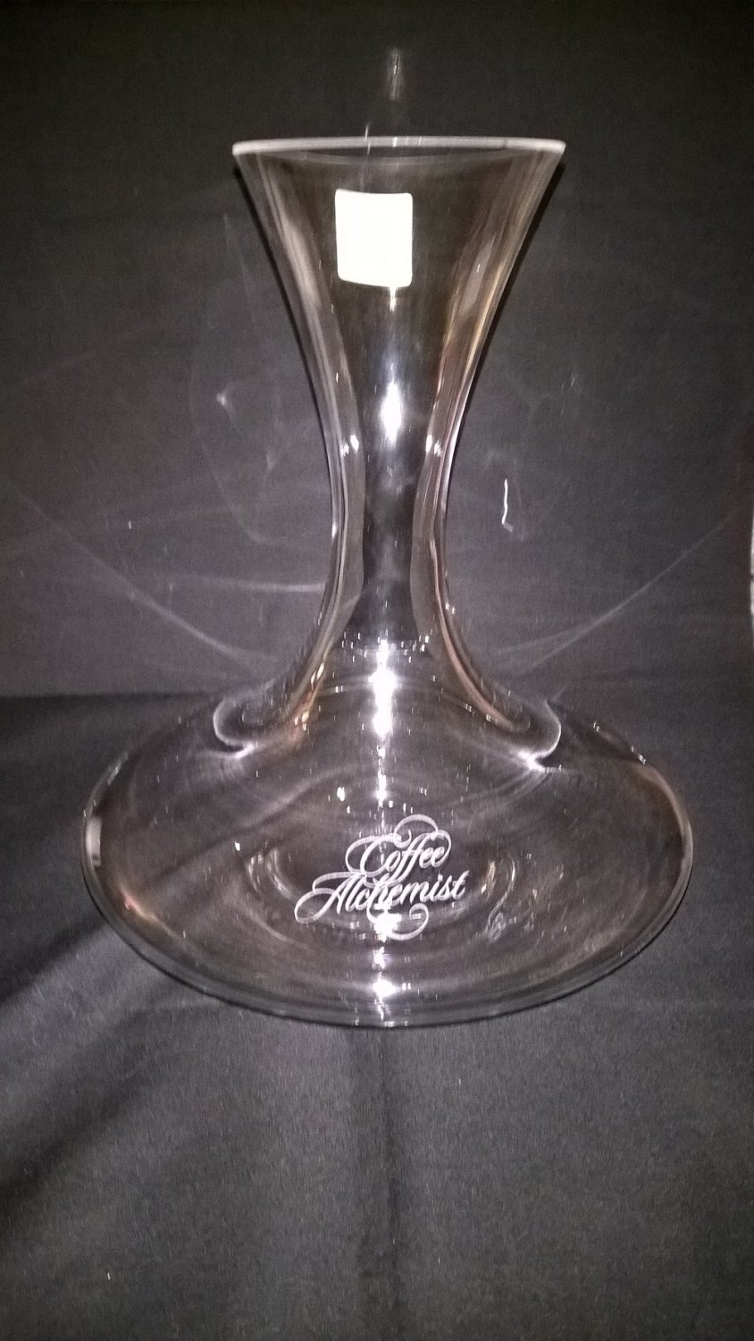 Coffee Alchemist Logo Infinity Wine Decanter