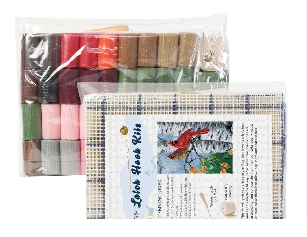 Running Horses Rug Latch Hooking Kit (85x58cm)