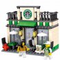City Mini Street Coffee Shop 3D Model Building Blocks (with box)