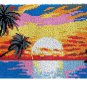 Rug Making Latch Hooking Kit | Sunset (52x38cm blank canvas)