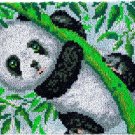 Rug Making Latch Hooking Kit | Panda (printed canvas)