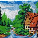 Rug Making Latch Hooking Kit | Dream Cottage (printed canvas)