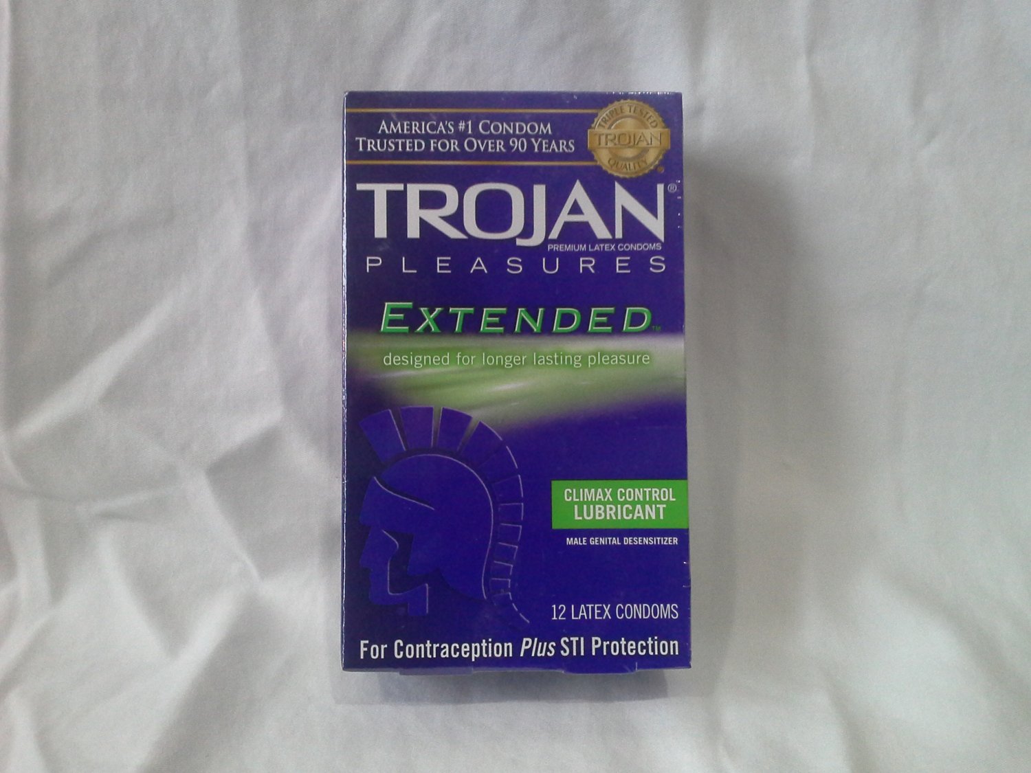 Trojan Pleasures condoms 12 pack Extended