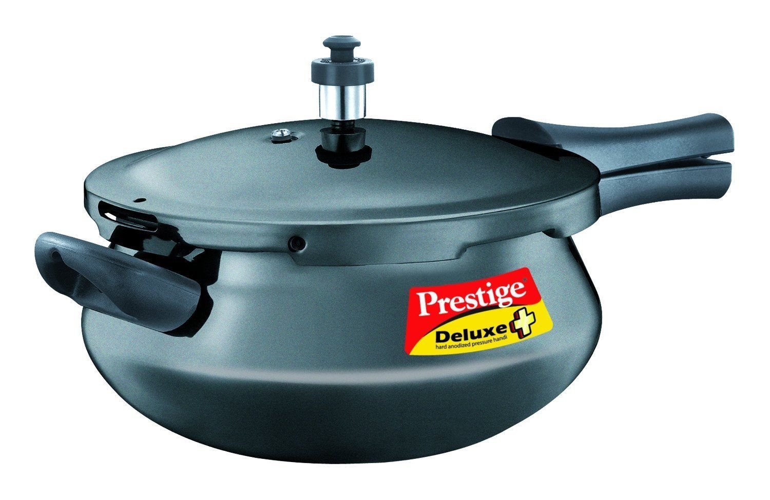 PRESTIGE BELLY HANDI PRESSURE COOKER 4.8 LITER HARD ANODIZED GAS