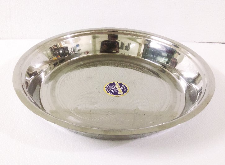 STAINLESS STEEL DOUGH KNEADING ROTI CHAPATI MAKER PLATE HEAVY 22 GAUGE