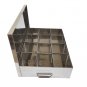 Large Spice Container | Steel 12 Compartments Big Spice Box Jar (Masala Dabba) | 400 Grams