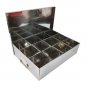 Large Spice Container | Steel 12 Compartments Big Spice Box Jar (Masala Dabba) | 400 Grams