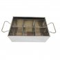 Large Spice Container | Steel 6 Compartments Spice Jar Box (Masala Dabba) | 400 Grams