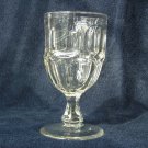 Antique Goblet, circa 1850, Flint Glass, EAPG, Beautiful, Clear