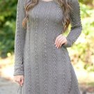 women dress medium long sweater blouse knitted winter spring clothes