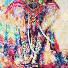 5d diy diamond painting full round drill elephant wall art animal home decor 30cmx40cm