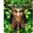 full square diamond painting kit 5d diy mosaic painting green treen art wall decor 25cmx30cm
