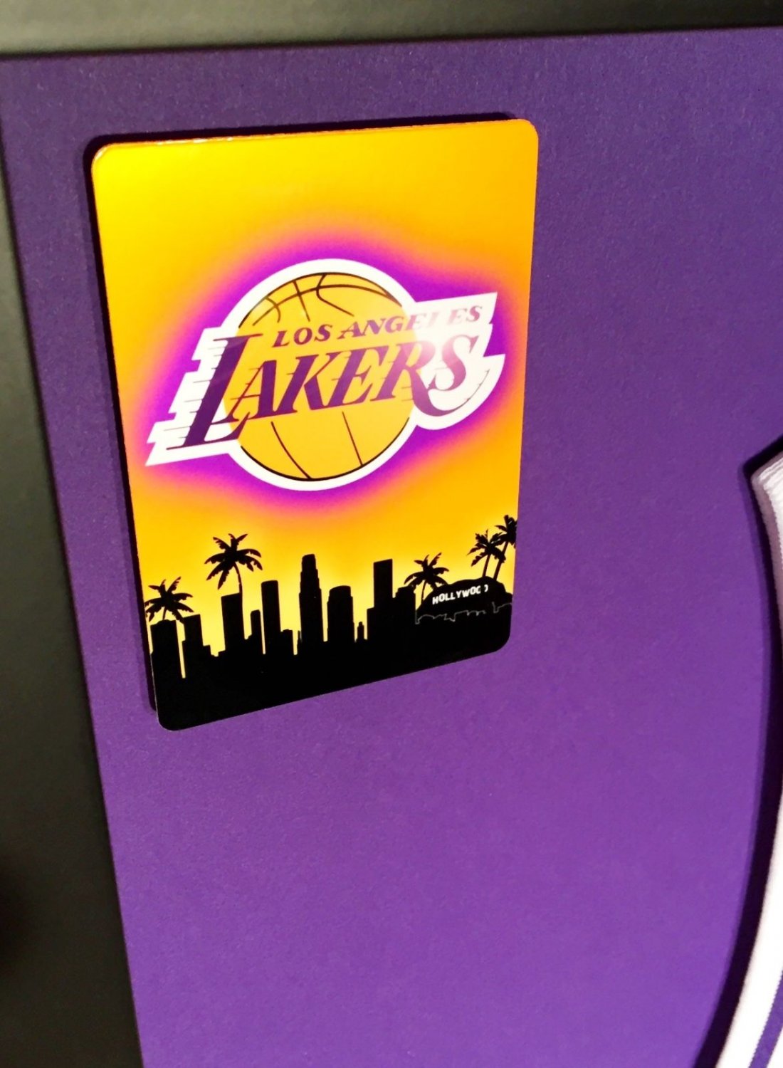 shaq designed lakers jersey