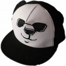 Kids cap with embroidery panda face