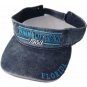 Sunvisor washed jeans blue