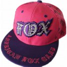 Fashion caps purple and fuchsia with flat visor and embroidery